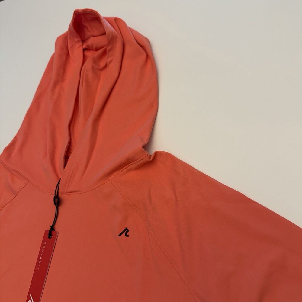 Redvanly Larkin Hoodie Mens XL Coral Stretch Long Sleeve Performance NEW - Picture 4 of 12